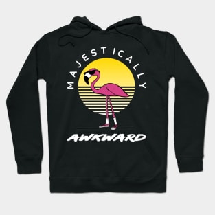 Majestically Awkward Flamingo Hoodie